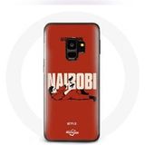Maniacase Etui voor Samsung Galaxy S9 La casa de papel Geldroof Nairobi