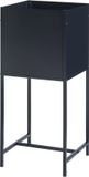 en.casa Plantenstandaard Porsgrunn 70x30x30 cm zwart