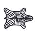 Jonathan Adler tapis de bain Zebra Noir Coton