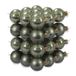 Othmar Decorations Kleine kerstballen - 36x st - legergroen - D4 cm - glas - kerstversiering