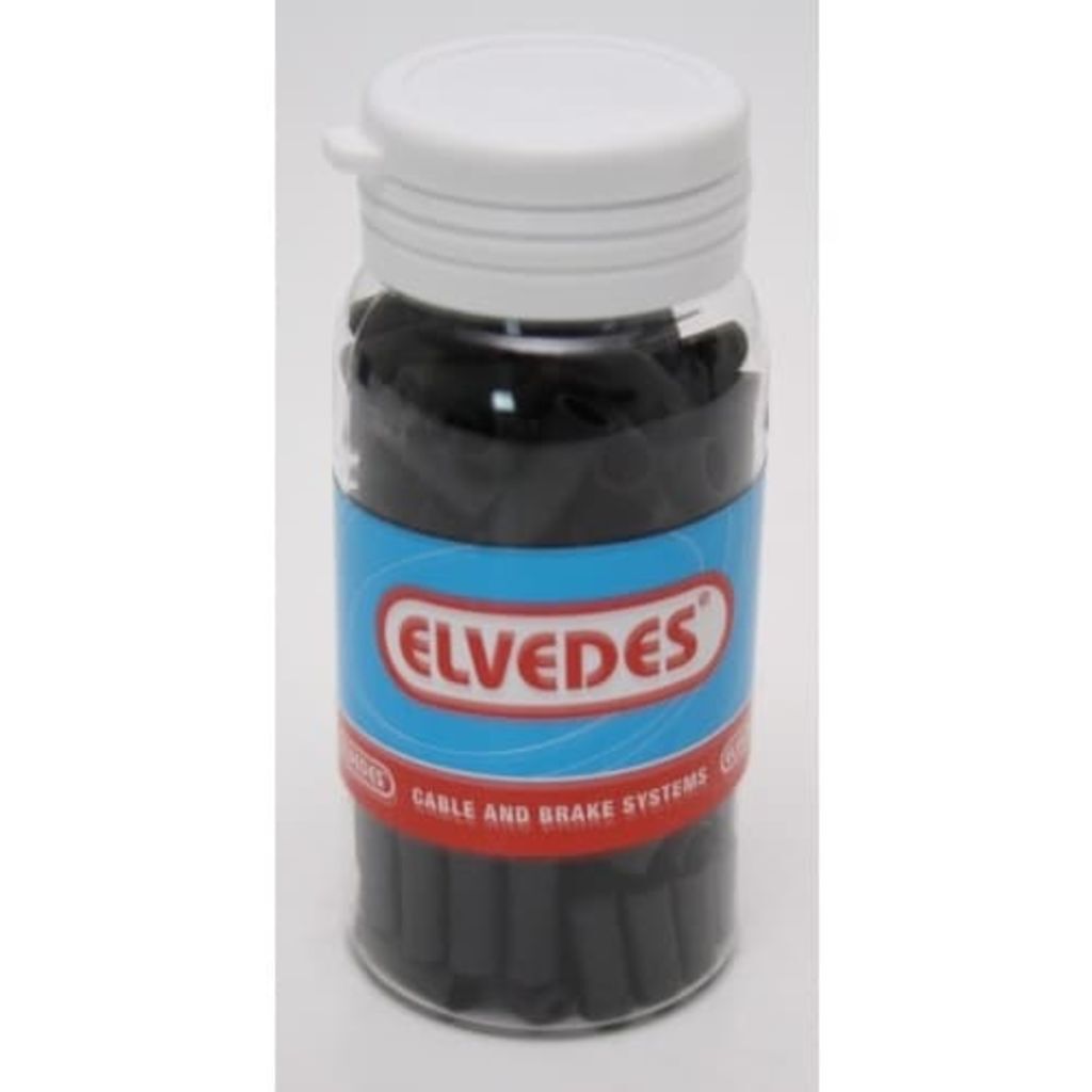 Elvedes Kabelhoedje 5 0 mm PVC Zwart Per 150 Stuks