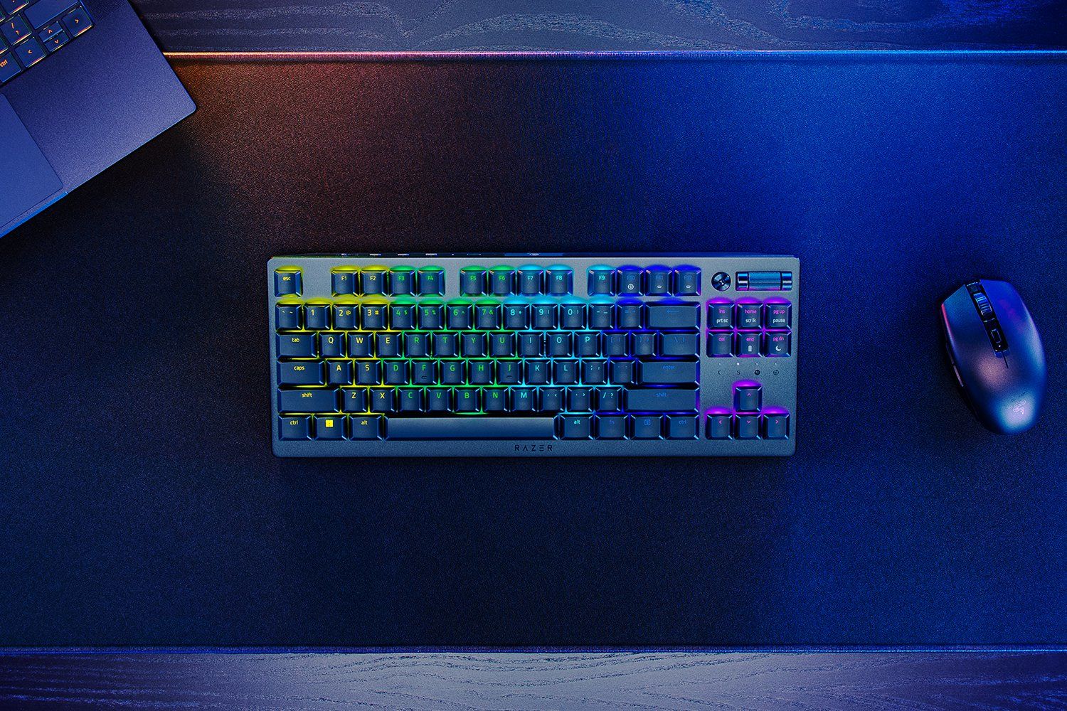 Razer DeathStalker V2 Pro Tenkeyless - Draadloos Gaming Toetsenbord - TKL - RGB - US Layout - Zwart