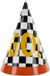 PartyDeco 'GO!' Geblokt - 6 stuks