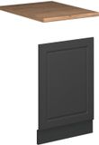 Vicco Frontpaneel Fame-Line, Anthrazit-Gold Landhaus/Antraciet, 45 cm, WB Eik