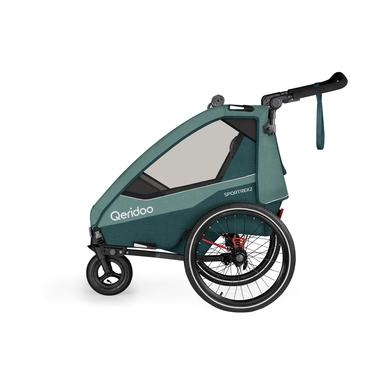 Qeridoo ® Sportrex 2 kinderfietskar Limited Edition Mineral Blue