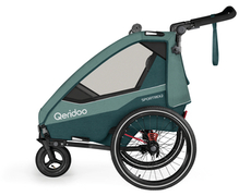 Qeridoo ® Sportrex 2 kinderfietskar Limited Edition Mineral Blue