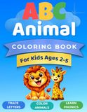 ABC Animal Coloring Book for Kids Ages 2–5