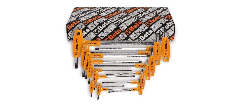 Beta 97TTX/S 13-delige inbussleutelset met handvat voor torx-schroeven