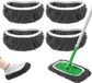 Ibenzoa® microvezel dweilpads, herbruikbaar – set van 4
