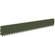 vidaXL Bordure de pelouse - 30 pièces - 103 x 15 cm - Acier - Vert olive
