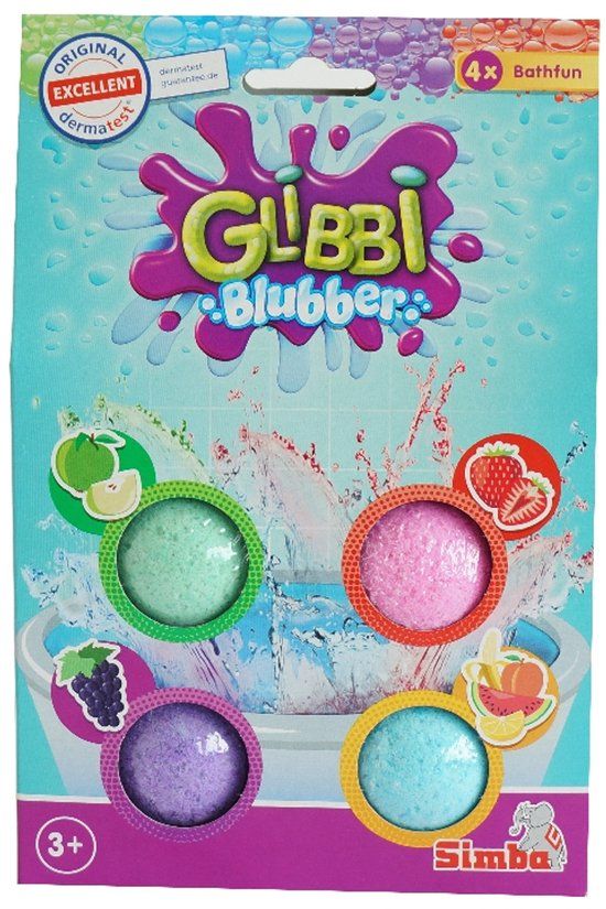 Simba Glibbi Blubber - Badspeelgoed - Slijm voor in bad - vanaf 3 jaar - dermatologisch getest