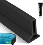 Merkloos Opvouwbare douchewaterbarrière 1m – Voor nat/droog scheiding, badkamer/keuken