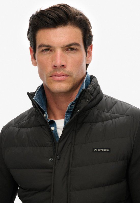 Superdry Storm Popper Softshell Jas - Heren - Zwart - Maat S
