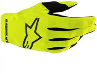 Alpinestars Youth Radar Handschoenen Geel Fluo Zwart Maat XXS