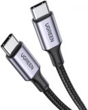 Ugreen USB-C naar USB-C Data en Laadkabel 100W 0.5M Grijs