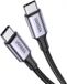 Ugreen USB-C naar USB-C Data en Laadkabel 100W 0.5M Grijs