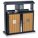 Vepabins Afvalbak voor buiten, voor afvalscheiding - 2 x 50 l