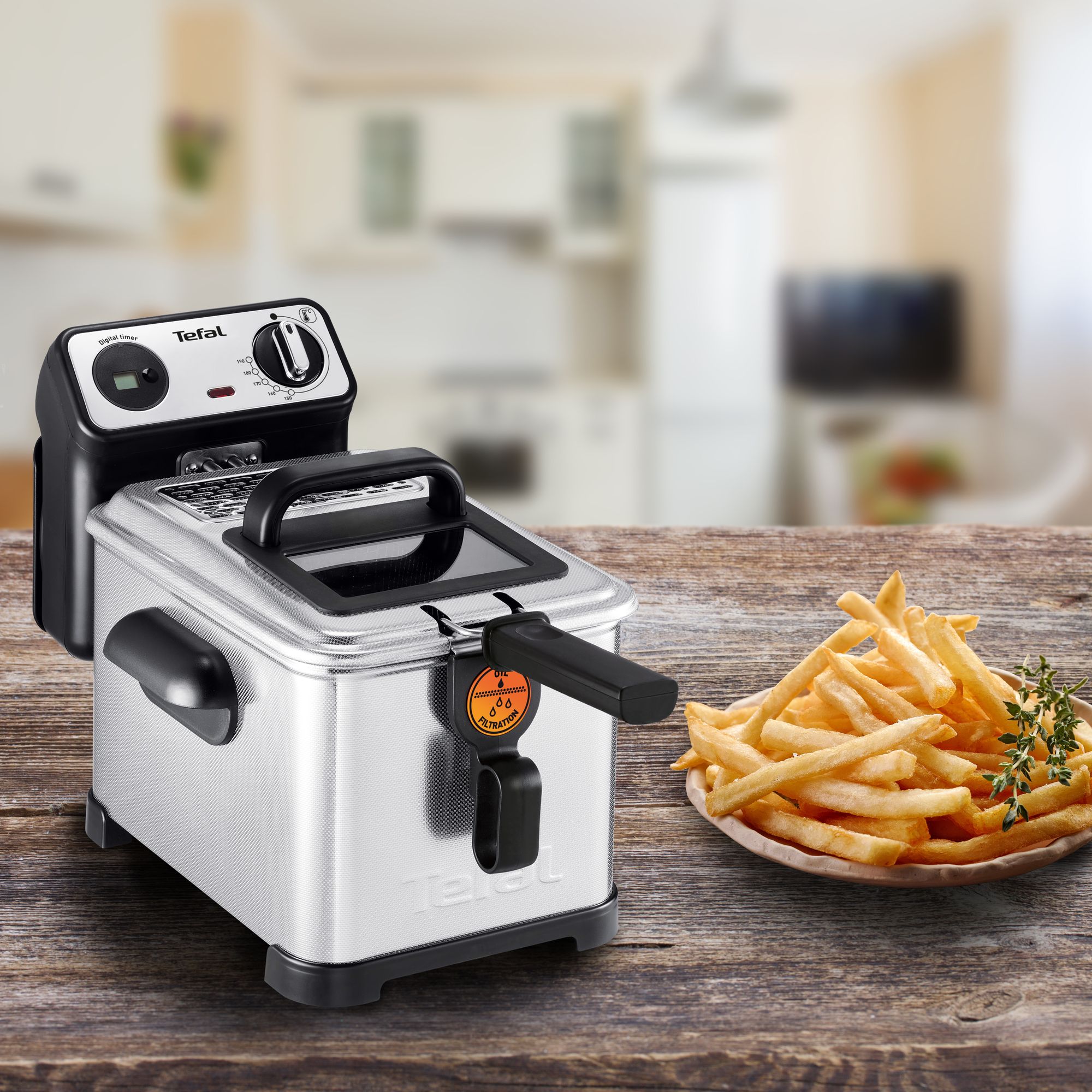 Tefal Filtra Pro FR5191 - Deep Fryer - 4L - Stainless Steel