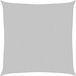 vidaXL Zonnezeil 2,5x2,5 m Polyester Lichtgrijs