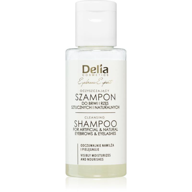 Delia Cosmetics Eyebrow Expert Shampoo for Eyebrows and Lashes Vegan Formula 50ml