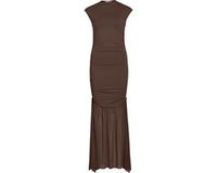 VILA - VIKENZA S/S HIGH NECK ANKLE DRESS/DC/KA - Dames - Maxi jurken