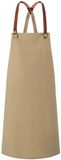 Karlowsky Bib Apron Green-Generation Kiezelgrijs Unisex Polyester Katoen 85x70 cm