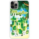 Mojito Plage Bedrukt siliconen hoesje compatibel met iPhone 12 Pro