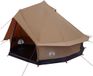 vidaXL Familietent - 6-persoons - Bruin - Polykatoen