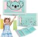 sarcia.eu Koala Turquoise kinderportemonnee met klittenbandsluiting