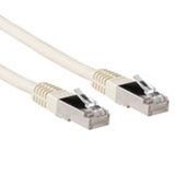 ACT Ivoor 1 meter LSZH SFTP CAT6A patchkabel met RJ45 connectoren IB3601