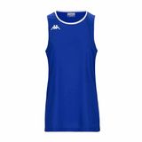 Kappa Pull sans manches femme Danca Bleu Saphir-Blanc Polyester Uni