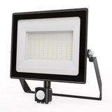 HOFTRONIC Stratos LED Schijnwerper met sensor - 100 Watt - 8700 Lumen - IP65 - 6500K - Zwart
