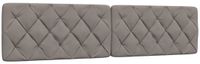 vidaXL - Hoofdbordkussen - 200 cm - stof - taupe