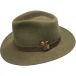 Akah Chapeau avec bande en cuir