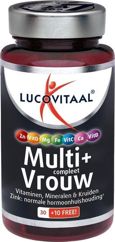 Lucovitaal Multi + Compleet Vrouw - 40 Tabletten