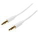 StarTech.com StarTech 2 m witte slanke 3,5 mm stereo/audiokabel - M/M