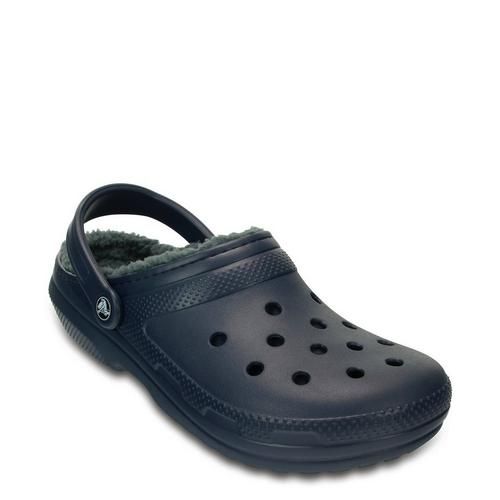 Crocs gevoerde instappers Donkerblauw - 0887350811629