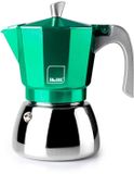 Ibili Elba Green cafetière 6 tasses transparent