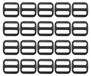 Icecat Van kunststof schuifkraan, 32 mm, 20 stuks, zwart