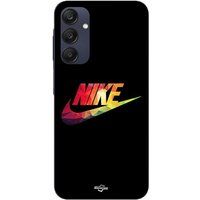 Nike Coque Pour Samsung galaxy A25 logo coloré front noir Maniacase