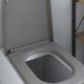 vidaXL Toiletbril Grijs 47,5 x 35 x 3,6 cm Duroplast