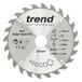 Trend CraftPro TCT-zaagblad met dunne kerf, 190 mm x 24 tanden x 30 mm asgat, wolfraamcarbide getipt, CSB/19024TC