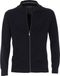CASA MODA heren vest katoen - met rits - donkerblauw