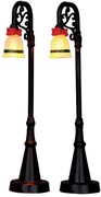 LEMAX Bell ornament lamp post set o