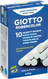 Giotto Schoolbordkrijt 10 stuks wit