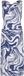 Pastunette Dames Nachthemd Premium Marble Mouwloos Viscose Blauw/Wit Maat 36