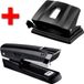 Maped Office Essentials kit - 1 x HS nietmachine + 1 x perforator 20 vel - Metaal - Zwart
