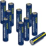 Esperanza EZB113 AAA LR3 alkaline batterijen, 1,5V, verpakking van 10 stuks