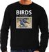 Bellatio Decorations Birds of the World Dieren foto sweater raaf - zwart - heren - cadeau trui raven / vogel liefhebber XXL