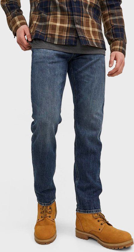 JACK & JONES Mike Original Regular Fit Jeans - Men - Denim Blue - W33/L34